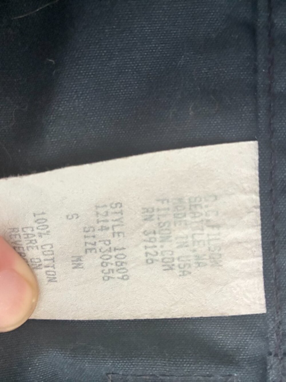Filson Journeyman Jacket Navy - Small - Picture 6 of 7